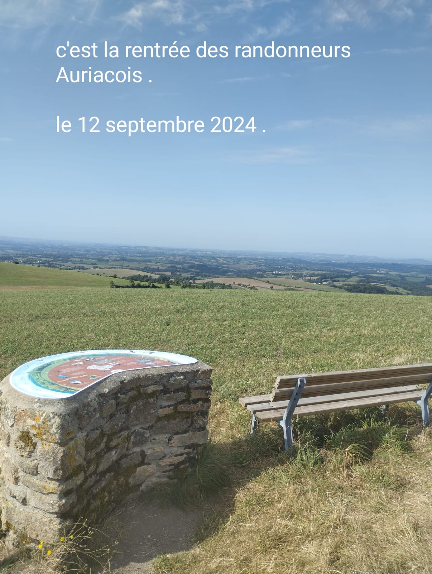 Lire la suite à propos de l’article C’est la rentrée des randonneurs Auriacois le 12 septembre !
