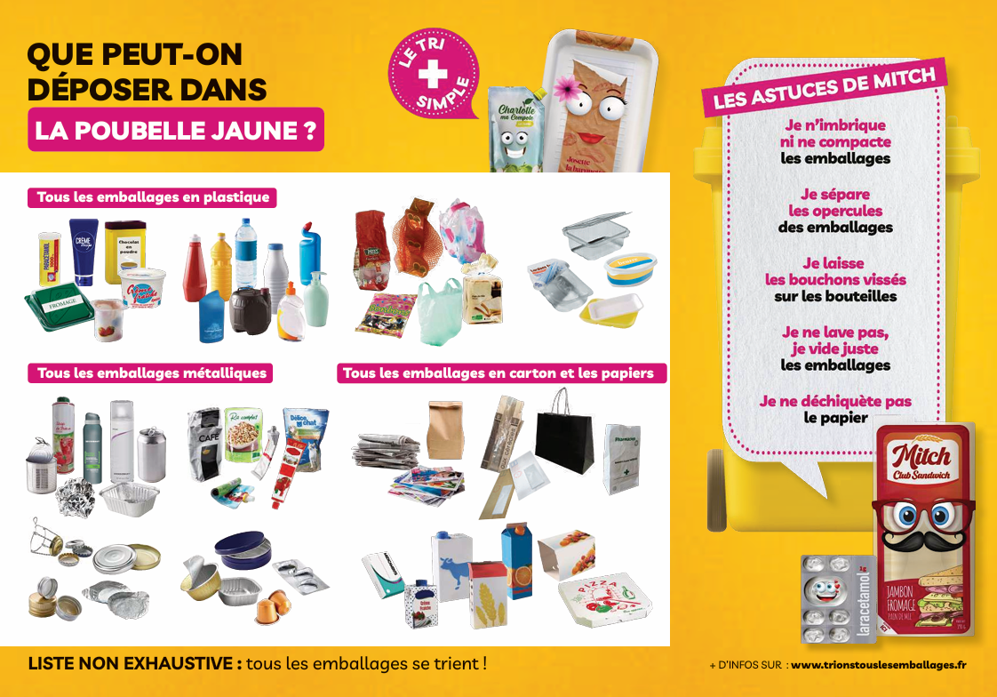 Lire la suite à propos de l’article Remplacement des Sacs Jaunes par des Cabas Réutilisables !