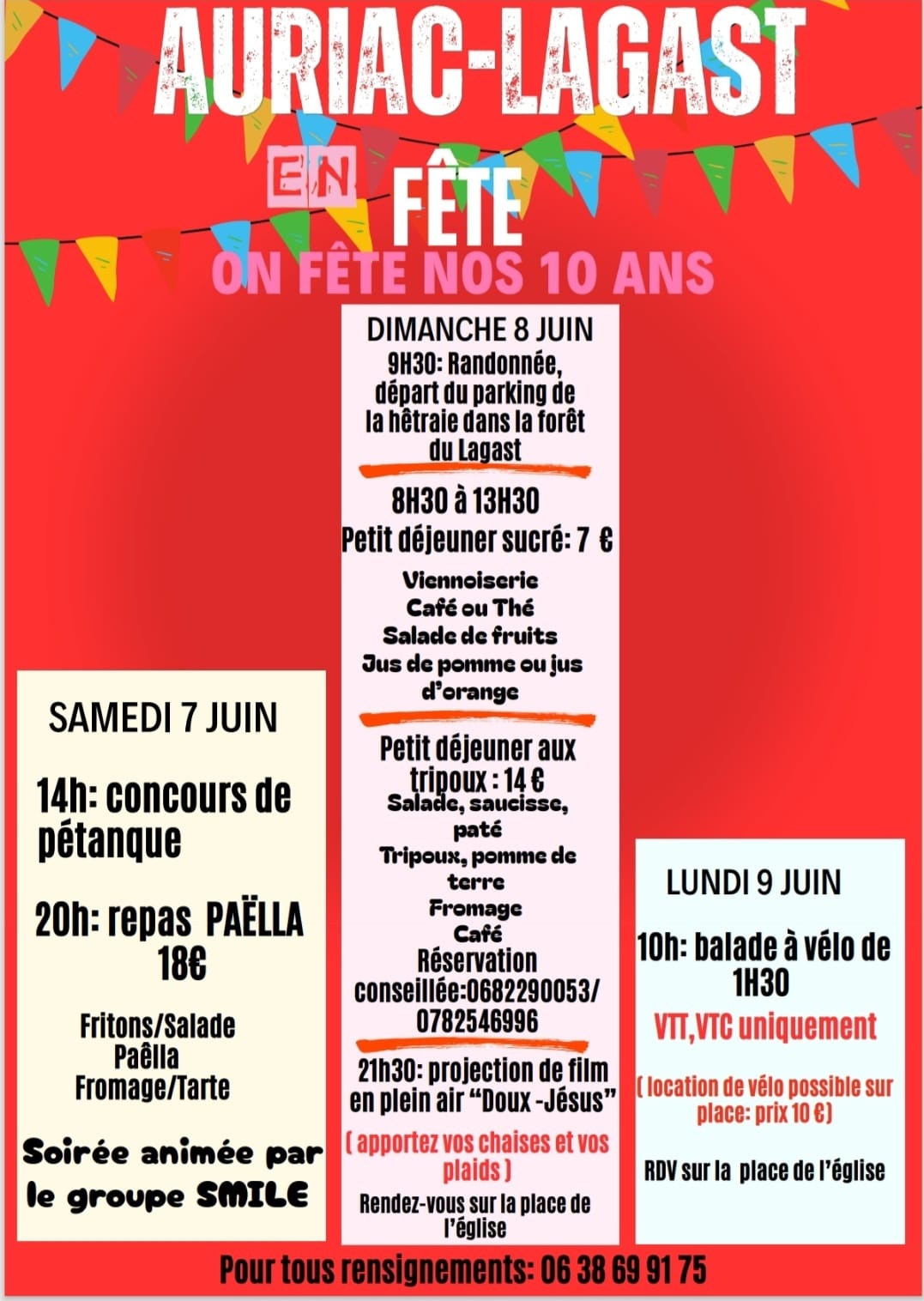 Lire la suite à propos de l’article Auriac-Lagast en fête !
