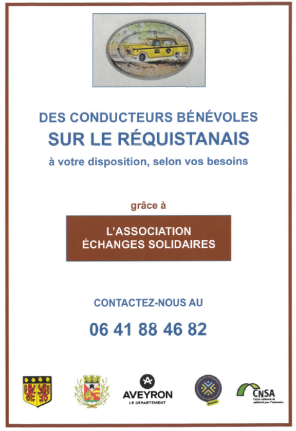 Lire la suite à propos de l’article Service de transport solidaire sur le Réquistanais